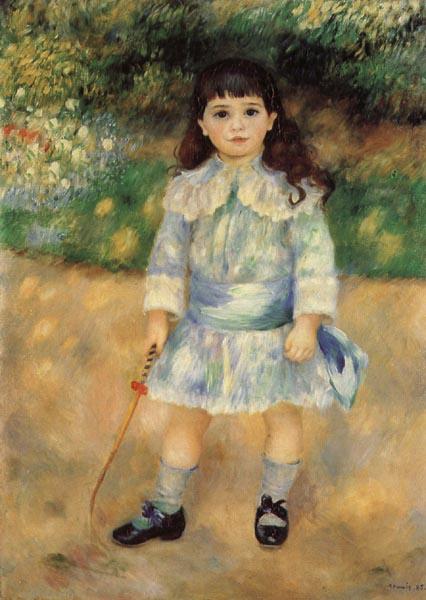 Pierre-Auguste Renoir Child with a Whip France oil painting art